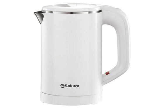 Чайник электрический Sakura SA-2158W 0.6л 1000Вт белый