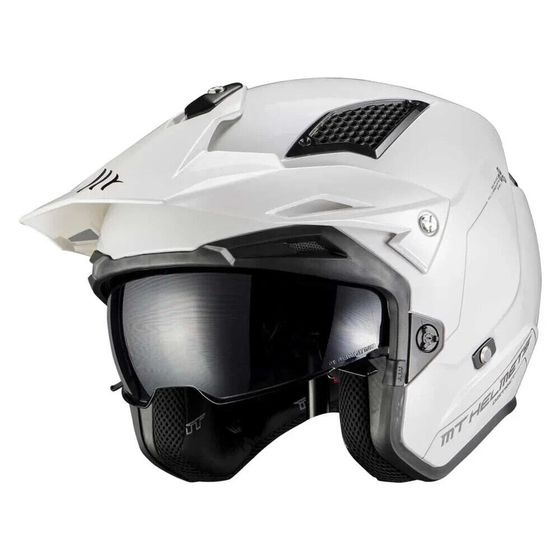 MT Helmets District SV S Solid open face helmet