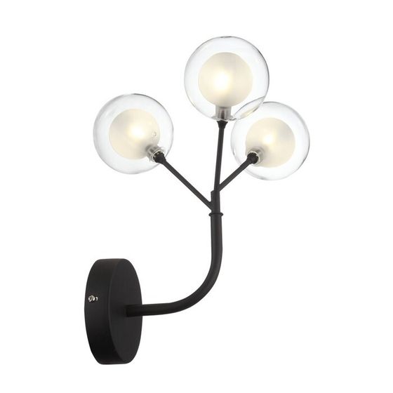 Бра St Luce. SL376.401.03. Demele. 3х2 Вт, G4 LED, 15х20 см, цвет чёрный