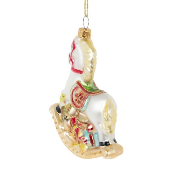 Украшение новогоднее &quot;Лошадка-качалка&quot;, L9 W3 H11 см