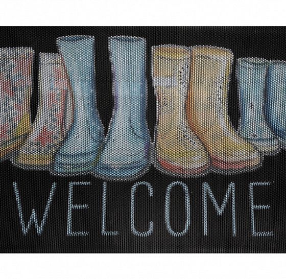 Коврик придверный 3D BOOTS 45х75см