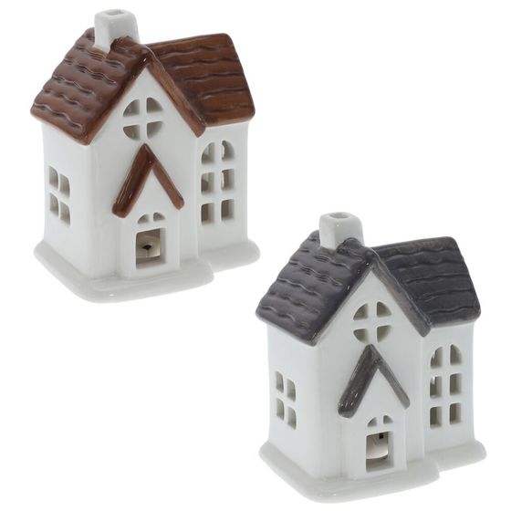 Изделие декоративное &quot;Домик&quot; с подсветкой (LR44x2), L8,5 W6,5 H11 см, 2в.