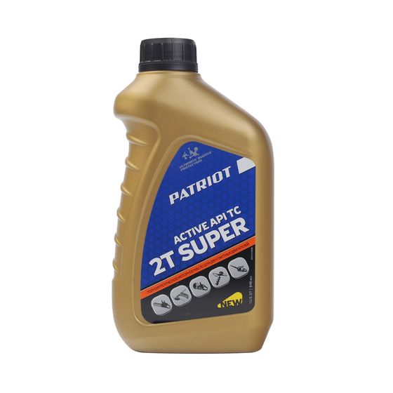 Масло 2-х тактное полусинтетическое Patriot Super Active TC 0.95л (850030596)