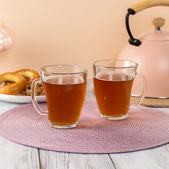 Набор кружек ВРЕМЯ ДЕГУСТАЦИЙ ЧАЙ 320мл 2шт