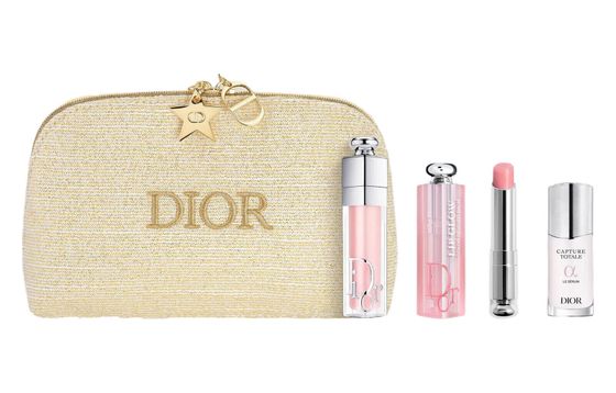 DIOR 2024 Limited Lip Care Makeup Sets Complexion Moisturizing 6ml+3.2g+10ml+Makeup Bag