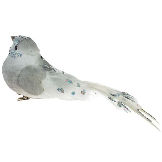 Изделие декоративное &quot;Птичка&quot;, L15 W4,5 H5,5 см, 2в.