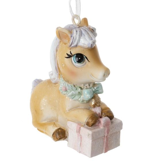 Фигурка декоративная подвесная &quot;Лошадка&quot;, L6 W3 H6,5 см