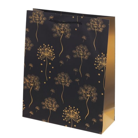 Пакет подарочный (бумага 210г/м2, блок микс 12шт), L18 W10 H23 см, 4в.