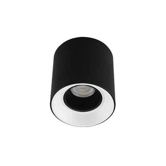 DK3090-BW+BK Накладной поворотный светильник под сменную лампу SORO, IP20, 15W, GU5.3, LED, черно-бе