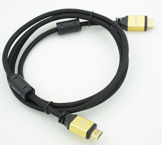 Кабель NONAME HDMI (m)-HDMI (m) феррит.кольца 1.8м черный