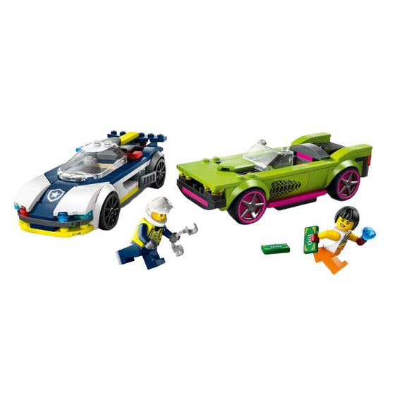 LEGO Police Car And Muscle Car Chase Building Blocks 60415