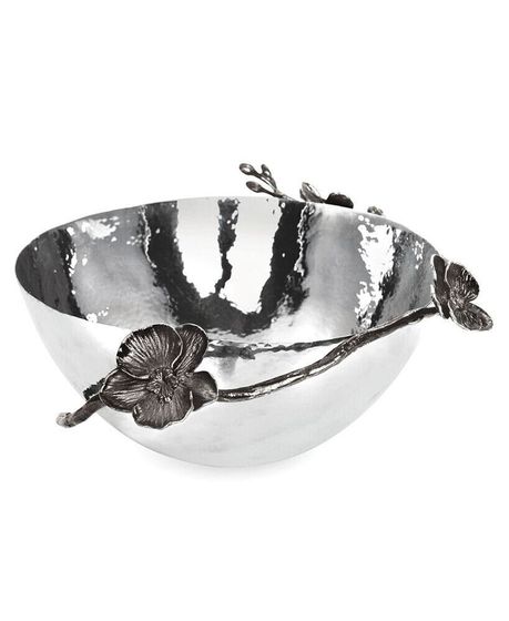 Black Orchid Medium Bowl