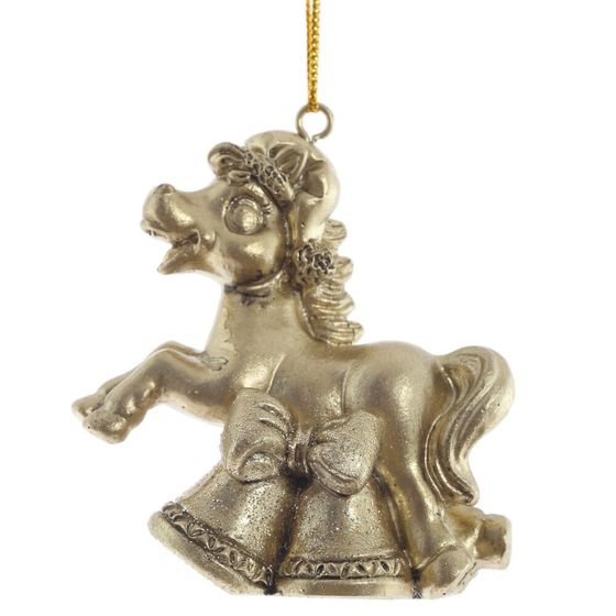 Фигурка декоративная подвесная &quot;Лошадка&quot;, L6 W3 H6,5 см, 3в.