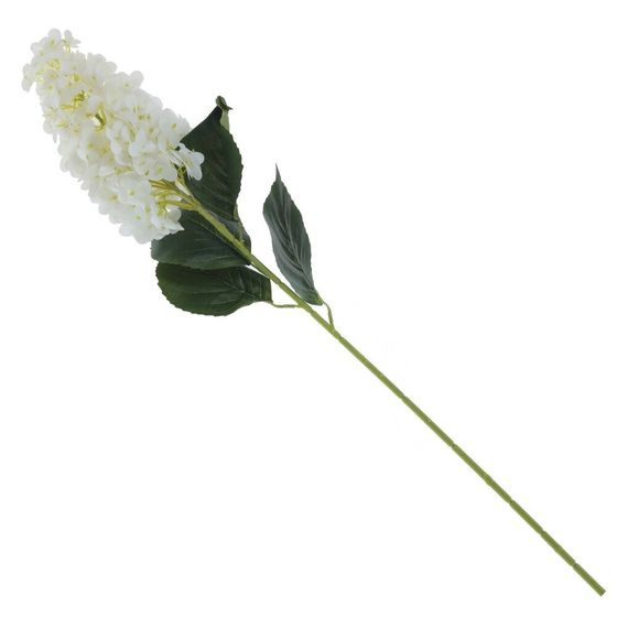 Цветок искусственный &quot;Гортензия&quot; (Real Touch), L18 W13 H80 см