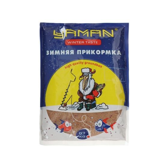 Прикормка Yaman Winter Taste Плотва зимняя, тутти-фрутти, цвет оранжевый, 700 г