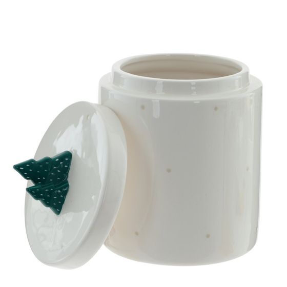 Емкость для сыпучих продуктов &quot;Олени&quot;, D 10.5 см, L13,5 W13,5 H21 см