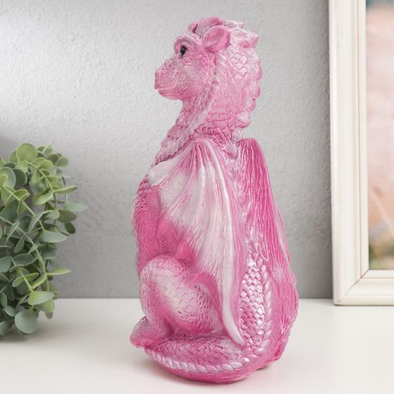 !09 Фигурка &quot;Дракон&quot; 25,5х12х13 см, цвет розовый