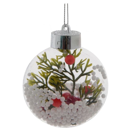 Набор из 3шт Украшение новогоднее &quot;Шар&quot;, L23,5 W4 H9,5 см