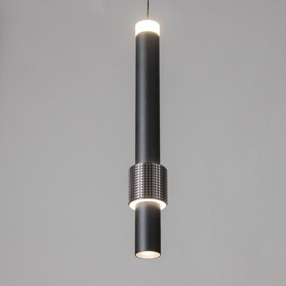 Светильник подвесной &quot;Алекса&quot; LED 7Вт 4000К черный 4х4х40-140см