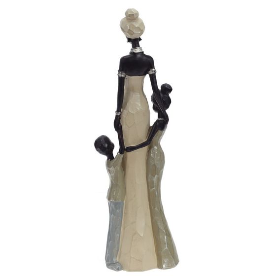 Фигурка декоративная &quot;Африканка с детьми&quot;, L9 W5,5 H30 см