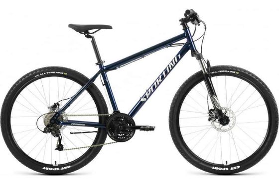 Велосипед Forward Sporting 3.2 HD 27,5&quot; рама 17&quot; темно-синий/серебро (RBK22FW27878)