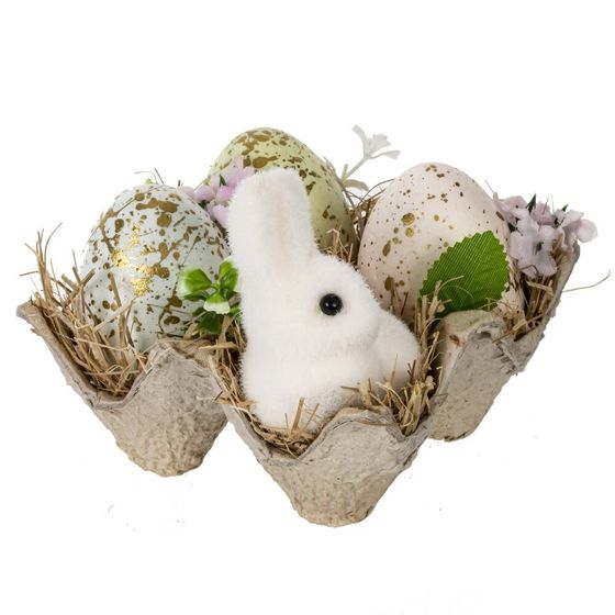 Изделие декоративное &quot;Пасхальная композиция&quot;, L10,5 W10 H8,5 см