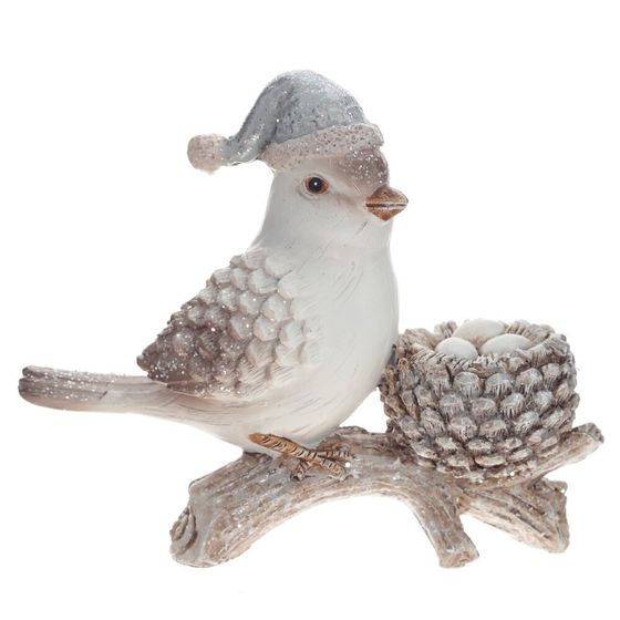 Фигурка декоративная &quot;Птичка&quot;, L14 W5 H11 см, 2в.