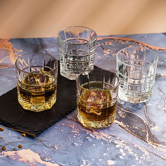 Набор стаканов для виски ДАЛЛАС ВРЕМЯ ДЕГУСТАЦИЙ 4шт 300мл