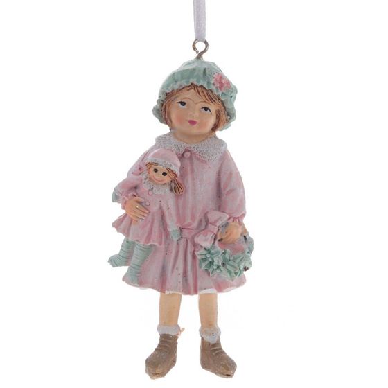 Изделие декоративное подвесное "Девочка/Mальчик", L5 W3 H11 см, 4в.