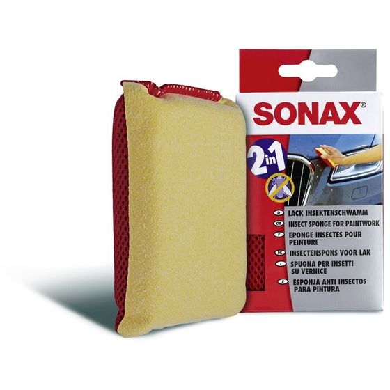 Универсальная мягкая губка для удаления насекомых двухсторонняя Sonax, 426100