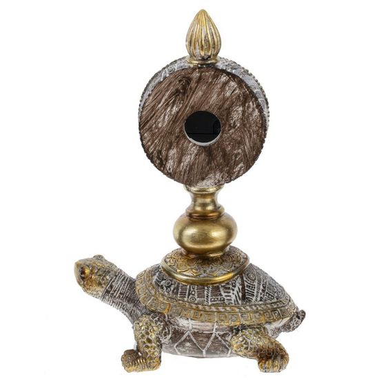 Часы настольные декоративные &quot;Черепаха&quot;, Д15 Ш10 В20,5 см
