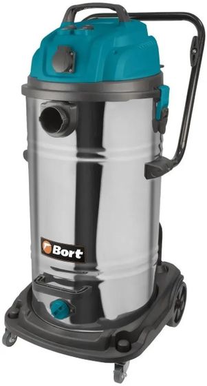 Строительный пылесос Bort BSS-2260-Twin 2200Вт (уборка: сухая/влажная) синий (91272522)