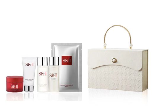 SK-II Fairy Water Classic Skincare Sets Tightening Hydrating Repairing Oil Control 5-Piece Set+Box