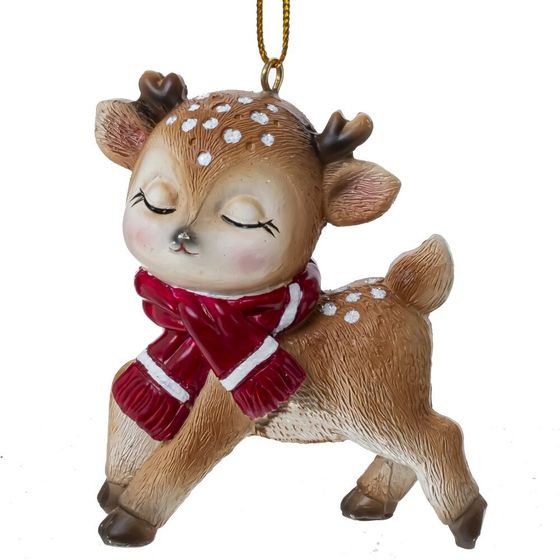 Изделие декоративное подвесное "Олень", L5,5 W3 H8 см, 4в.