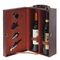 Шкатулка для бутылок с набором сомелье, Д19,5 Ш12 В35 см