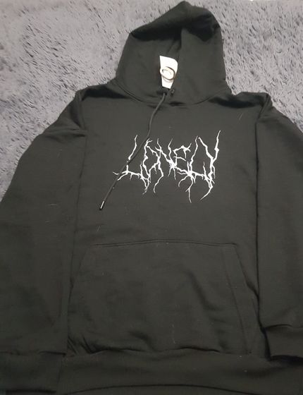 !09 Худи c карманами с капюшоном с принтом "Молния" Размер S