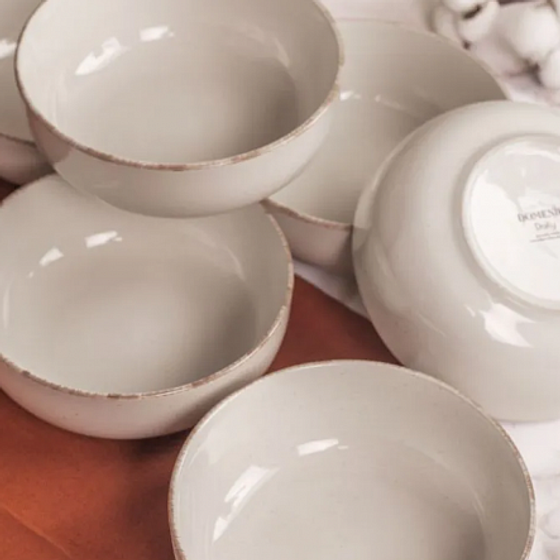 Салатник DAILY бежевый 15см