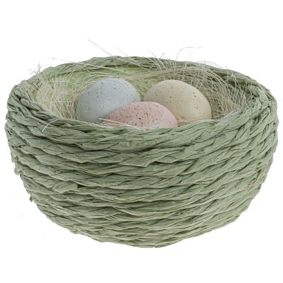Изделие декоративное &quot;Гнездо&quot;, Д16 Ш16 В8 см