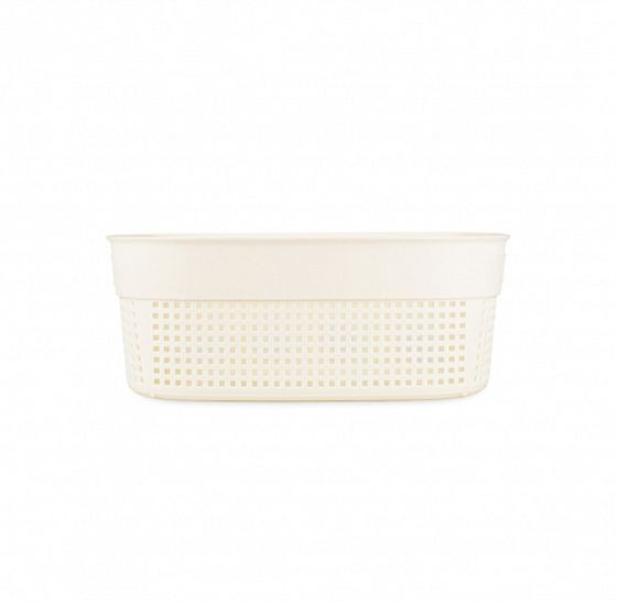 Корзинка Лофт 12л овальная слоновая кость