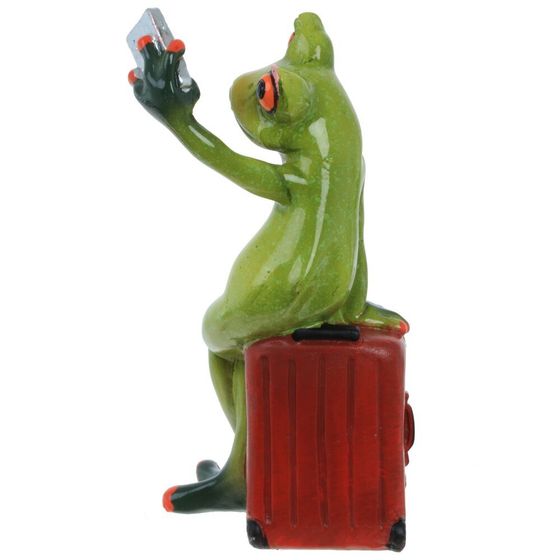 Фигурка декоративная &quot;Лягушка&quot;, Д8 Ш10 В15,5 см