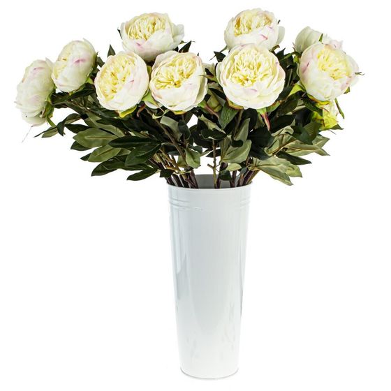 Цветок искусственный &quot;Пион&quot;,  L24 W19 H94 см