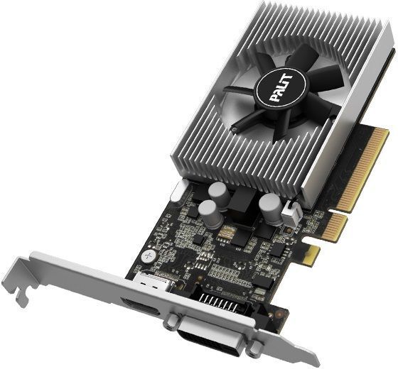Видеокарта Palit PCI-E 3.0 GT1030 2Gb PA-GT1030 2GD4 64it DDR4 1151/2100 1xDVI 1xHDMI low prof RTL