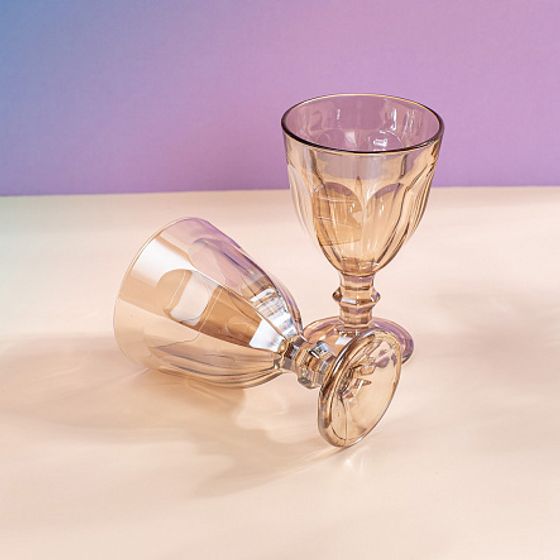 Набор бокалов для вина РОМАН ЗОЛОТОЙ МЁД 2шт 240мл