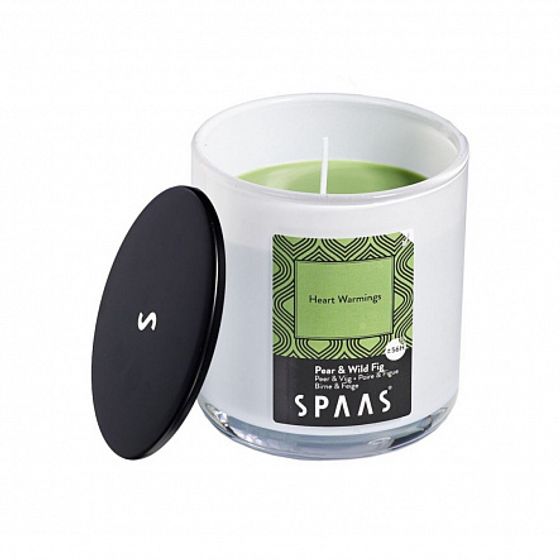 Свеча ароматическая в стакане с алюминиевой крышкой ГРУША-ИНЖИР 9.5х10.5 56ч