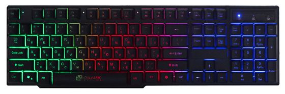 Клавиатура Oklick 780G SLAYER LED игровая проводная черный