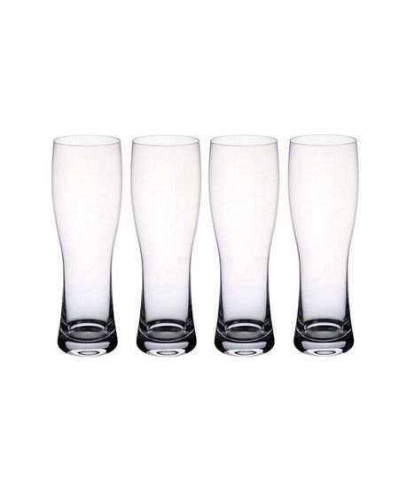 Purismo Wheat Beer Pilsner Glass, Set of 4