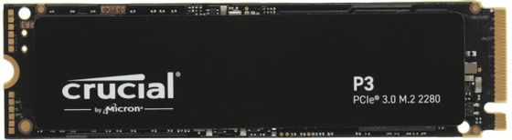 Накопитель SSD 1Tb Crucial PCIe 3.0 x4 M.2 2280 CT1000P3SSD8, NVMe 3D TLC [R/W - 3500/3000 MB/s]