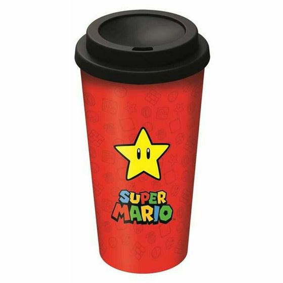 Стакан с крышкой Super Mario 01379 (520 ml)