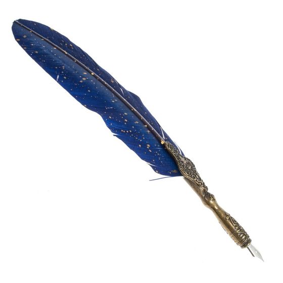 Набор подарочный: ручка перьевая, 8 наконечников, чернильница, держатель, блокнот, Д20,5 Ш4 В28,5 см