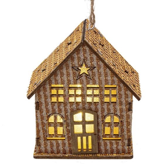 Изделие декоративное с подсветкой &quot;Домик&quot; (LR54Х3), L9,5 W5,5 H10,5 см